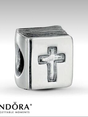 Pandora 925 Silver Bible Charm